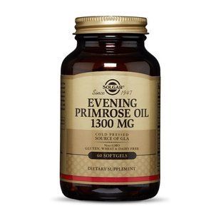 Solgar Evening Primrose Oil 1300 mg (60 softgels, pure) 11668-01 фото