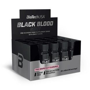 BioTech Black Blood Shot (20*60 ml, lemonade) 22041-01 фото