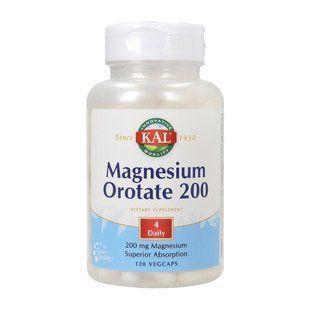 KAL Magnesium Orotate 200 (120 veg caps) 20035-01 фото