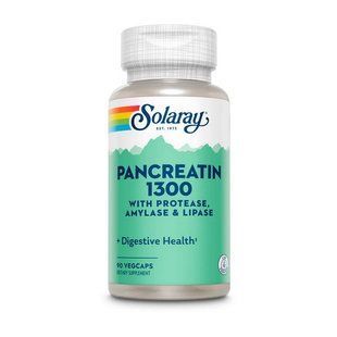 Solaray Pancreatin 1300 (90 veg caps) 20058-01 фото