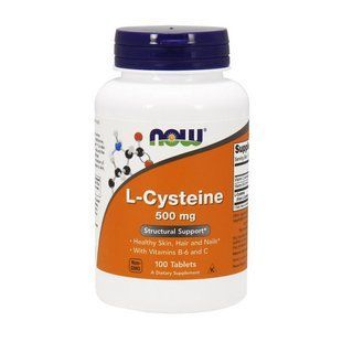 NOW L-Cysteine 500 mg (100 tabs) 09179-01 фото