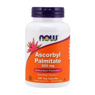 NOW Ascorbyl Palmitate 500 mg (100 veg caps) 20680-01 фото