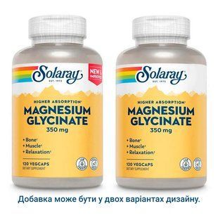 Solaray Magnesium Glycinate 350 mg (120 veg caps) 20880-01 фото