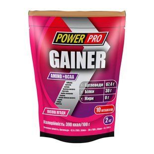 Power Pro Gainer (2 kg, лесная ягода) 03165-02 фото