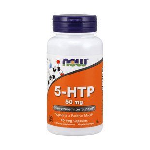 NOW 5-HTP 50 mg (90 veg caps) 06352-01 фото