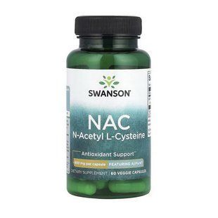 Swanson NAC 600 mg (60 veg caps) 24645-01 фото