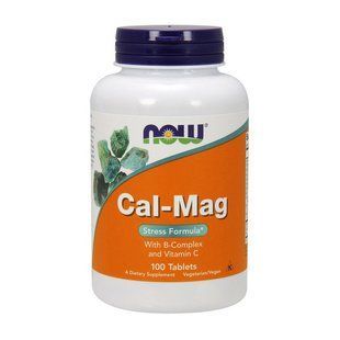 NOW Cal-Mag stress formula (100 tabs) 06664-01 фото