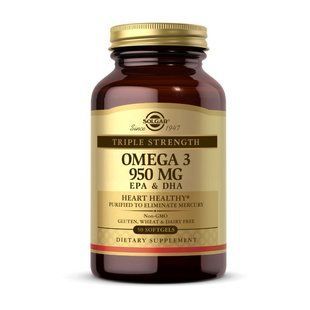 Solgar Omega 3 950 mg EPA & DHA (50 softgels) 11054-01 фото