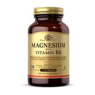 Solgar Magnesium with Vitamin B6 (250 tab) 11787-01 фото