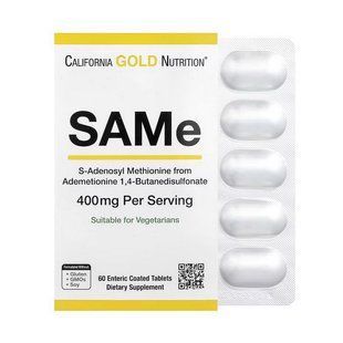 California Gold Nutrition SAMe 400 mg (60 tab) 24671-01 фото