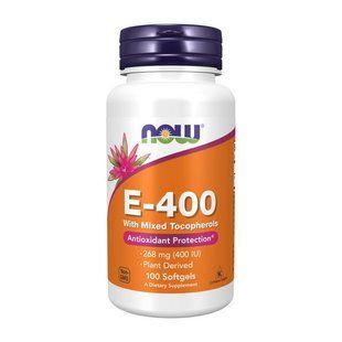 NOW E-400 with mixed Tocopheryl (100 softgels) 21712-01 фото