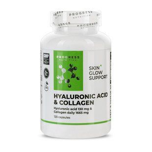 Progress Nutrition Hyaluronic Acid & Collagen (120 caps) 23165-01 фото