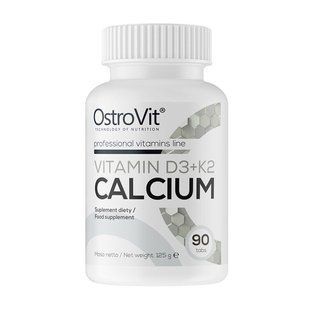 OstroVit Calcium Vitamin D3+K2 (90 tabs) 09220-01 фото
