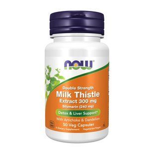 NOW Milk Thistle Extract 300 mg (50 veg caps) 10400-01 фото