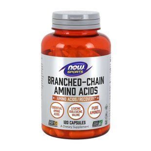 NOW Branched Chain Amino Acids (120 caps) 01986-01 фото