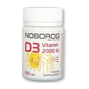 NOSOROG Vitamin D3 2000 IU (100 caps) 11289-01 фото