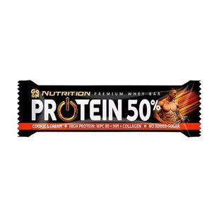 GoOn Nutrition Protein Bar 50% (40 g, cookie & cream) 21524-01 фото