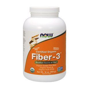 NOW Organic Fiber-3 (454 g) 08016-01 фото