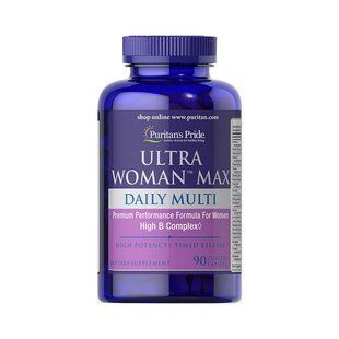 Puritan's Pride Ultra Woman Max Daily Multi (90 caplets) 10510-01 фото