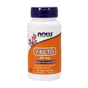 NOW 7-KETO 25 mg (90 veg caps) 06356-01 фото