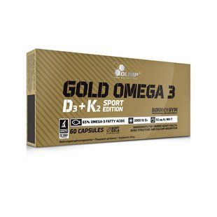OLIMP Gold Omega 3 D3+K2 sport edition (60 caps) 09346-01 фото