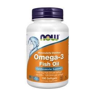 NOW Omega-3 (100 softgels) 00151-01 фото