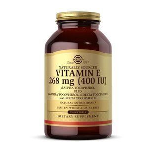 Solgar Vitamin E 268 mg plus Mixed Tocopherols (250 softgels) 20302-01 фото