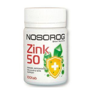 NOSOROG Zinc 50 mg (100 tab) 11584-01 фото