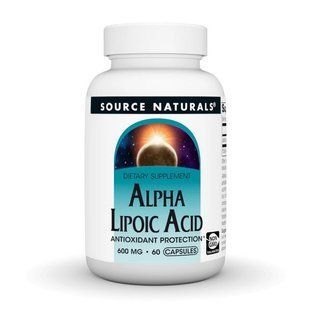Source Naturals Alpha Lipoic Acid 600 mg (60 caps) 24626-01 фото
