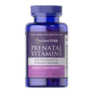 Puritan's Pride Prenatal Vitamins (100 caplets) 09257-01 фото