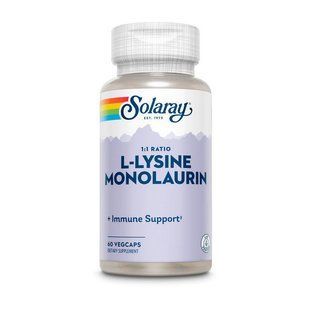 Solaray L-Lysine Monolaurin (60 veg caps) (60 veg caps) 22558-01 фото