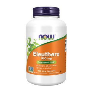 NOW Eleuthero 500 mg (250 veg caps) 20099-01 фото
