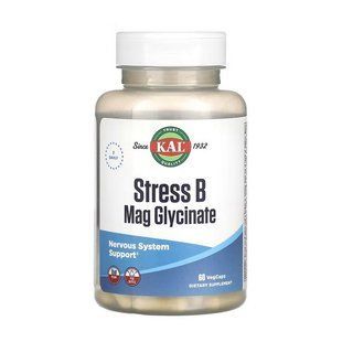 KAL Stress B Mag Glycinate (60 veg caps) 22593-01 фото