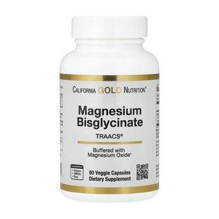 California Gold Nutrition Magnesium Bisglycinate (60 veg caps) 24636-01 фото