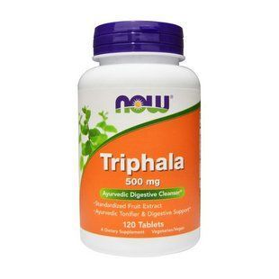 NOW Triphala 500 mg (120 tab) 19105-01 фото