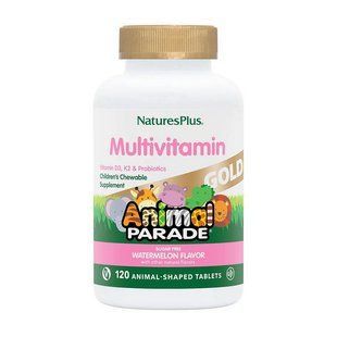 Natures Plus Animal Parade Gold Multivitamin (120 animal-shaped tabs, cherry orange grape) 19945-04 фото