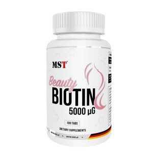 MST Beauty Biotin 5000 (100 tab) 22017-01 фото