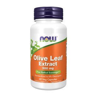 NOW Olive Leaf Extract 500 mg (60 veg caps) 18866-01 фото