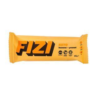 Fizi Fizi Keto Protein Bar (45 g, banana + peanut) 22444-01 фото