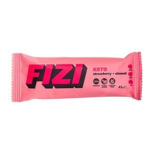 Fizi Fizi Keto Protein Bar (45 g, strawberry + almond) 22446-01 фото
